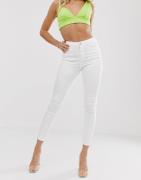 ASOS DESIGN - Optisk hvide ridley-skinny-jeans