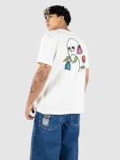 RVCA Flower Skull T-shirt hvid