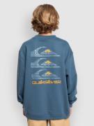 Quiksilver Screen Crew Kids Sweater blå