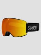 Sinner Snowflake Matte Black Briller sort