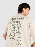 Another Cotton Lab Dinner With Friends T-shirt hvid