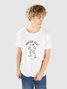 Fat Moose Knock Out T-shirt hvid