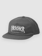 Thrasher X Toy Machine Scatch Snapback Kasket grå