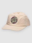 Santa Cruz Salba Eyes Dot Snapback Kasket hvid