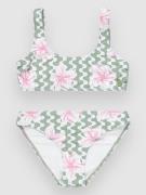 Roxy Party Waves Kids Bikini grøn