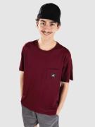 Element Icon Label Pocket T-shirt rød