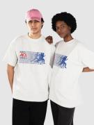 Another Cotton Lab Athletics Oversized T-shirt grå