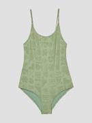 Roxy Beach Check Kids Bikini grøn