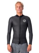 Rip Curl Dawn Patrol 1.5 Full Zip Surfjakke sort