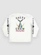 Salty Crew Tailed Rashguard Langærmet t-shirt hvid