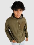 Salty Crew Ebbtide Polar Fleece Hættetrøje med lynlås grøn