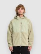 Volcom Nomaa Sherpa Hættetrøje med lynlås grøn