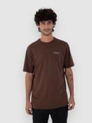 Hurley H2O Dri Fastlane Lined T-shirt brun