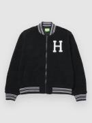 HUF Sherpa Varsity Jakke sort