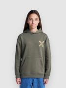 Element Timber Freight Train Kids Hættetrøje grøn