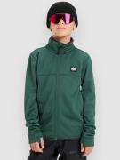 Quiksilver Steep Point Fz Kids Fleecejakke grøn