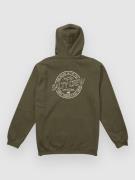 Salty Crew Skewed Hættetrøje med lynlås grøn