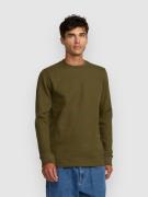 RVCA Day Shift Thermal Stripe Langærmet t-shirt brun