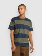RVCA Dayshift Stripe T-shirt blå