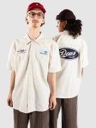 Deus Ex Machina Forecourt Stripe Skjorte hvid