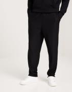 Selected Homme SLHSTRAIGHT196-Plisse Trouser Ex Bukser Sort