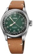 Oris 01 754 7779 4067-Set Big Crown Grøn/Læder Ø38 mm