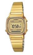 Casio Dameur LA670WEGA-9EF Collection LCD/Gul guldtonet stål