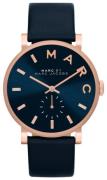 Marc by Marc Jacobs Dameur MBM1329 Blå/Læder Ø36 mm