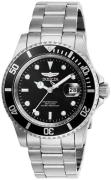 Invicta Herreur 26970 Pro Diver Sort/Stål Ø40 mm