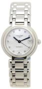 Longines Dameur L8.111.4.87.6 PrimaLuna Hvid/Stål Ø26.5 mm