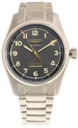 Longines Herreur L3.810.1.53.6 Spirit Sort/Stål Ø40 mm