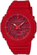 Casio Herreur GA-2100-4AER G-Shock Rød/Resinplast Ø45.4 mm