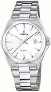 Festina Herreur F20552-2 Classic Hvid/Stål Ø40 mm