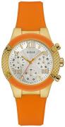 Guess Dameur W0958L1 Sølvfarvet/Gummi Ø44 mm
