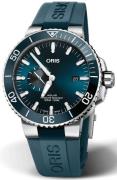 Oris Herreur 01 743 7733 4155-07 4 24 69EB Aquis Blå/Gummi Ø45.5 mm