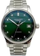 Longines Dameur L2.357.4.99.6 Master Collection Grøn/Stål Ø34 mm