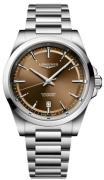 Longines Herreur L3.830.4.62.6 Conquest Brun/Stål Ø41 mm