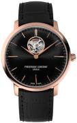 Frederique Constant Herreur FC-312B4S4 Slimline Sort/Læder Ø40 mm