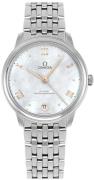 Omega Dameur 434.10.34.20.05.001 De Ville Prestige Hvid/Stål Ø34 mm