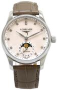 Longines Dameur L2.409.4.87.4 Master Hvid/Læder Ø34 mm