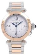 Cartier Dameur W2PA0008 Pasha De Sølvfarvet/18 karat rosa guld Ø35