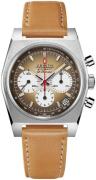 Zenith Herreur 03.A384.400-385.C855 El Primero Brun/Læder Ø37 mm