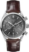 TAG Heuer Herreur CBN2012.FC6483 Carrera Grå/Læder Ø42 mm