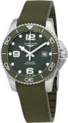 Longines Herreur L3.782.4.06.9 Hydroconquest Grøn/Gummi Ø43 mm