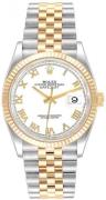 Rolex Dameur 126233-0029 Datejust 36 Hvid/18 karat guld Ø36 mm