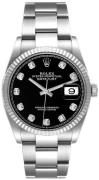 Rolex Dameur 126234-0028 Datejust 36 Sort/Stål Ø36 mm