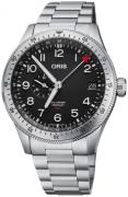 Oris Herreur 01 748 7756 4064-07 8 22 08 Aviation Sort/Stål Ø44 mm