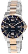 Longines Herreur L3.740.3.98.7 Hydroconquest Blå/Rosaguldtonet stål