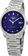 Longines Herreur L2.793.4.97.6 Master Blå/Stål Ø40 mm