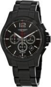 Longines Herreur L3.727.2.56.6 Conquest V.H.P. Sort/Stål Ø44 mm